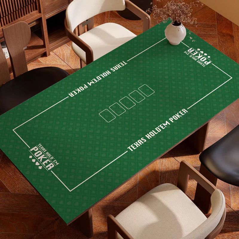 Party Games Simple - シンプルなテキサスホールデムテーブルマット防水性と滑り止め性のあるテーブルゲームテーブルクロスリビングルームチェスとカードルームパーティーホームデコレーション