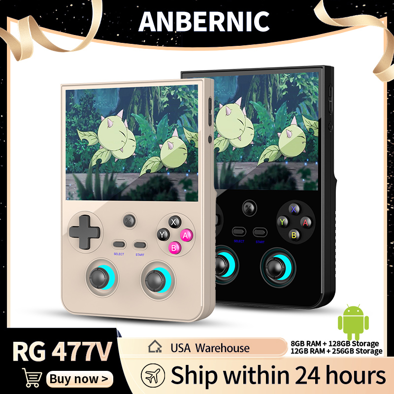 Party Games Download - ANBERNIC RG 477V 携帯ゲーム機 4.7インチ タッチディスプレイ