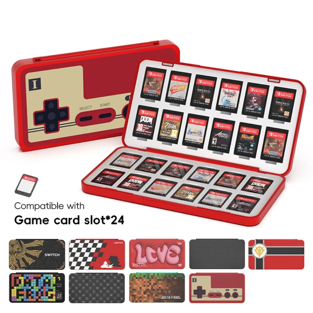 Party Games Nintendo - 24 in 1 ゲームカードケース Switch/Switch OLED用