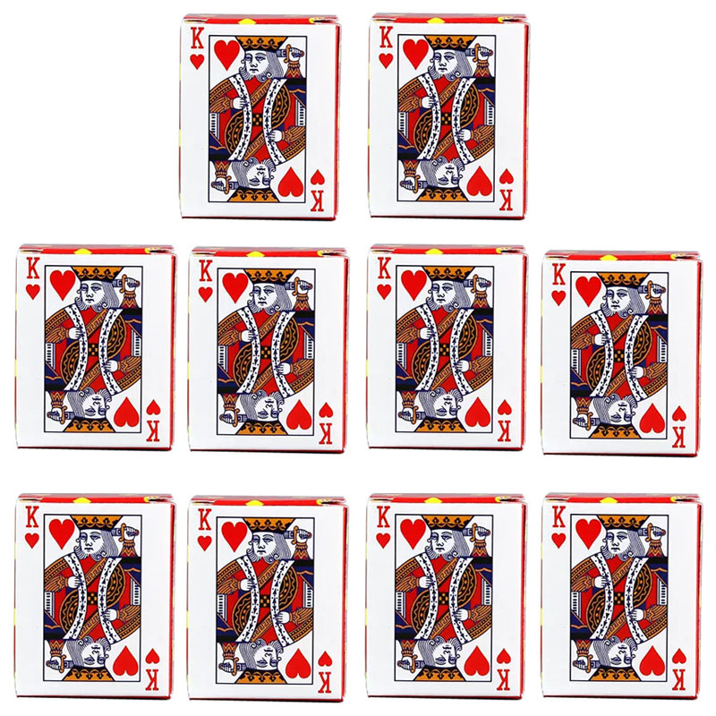 Party Games Juegos De Mesa - 子供と大人のためのミニポーカートランプ,フェスティバルゲーム用品,楽しいギフト,パーティー用品