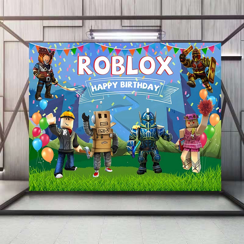 人気のROBLOXフィギュアゲーム、漫画テーマの写真撮影用背 - Party Games In Roblox のレビューと価格