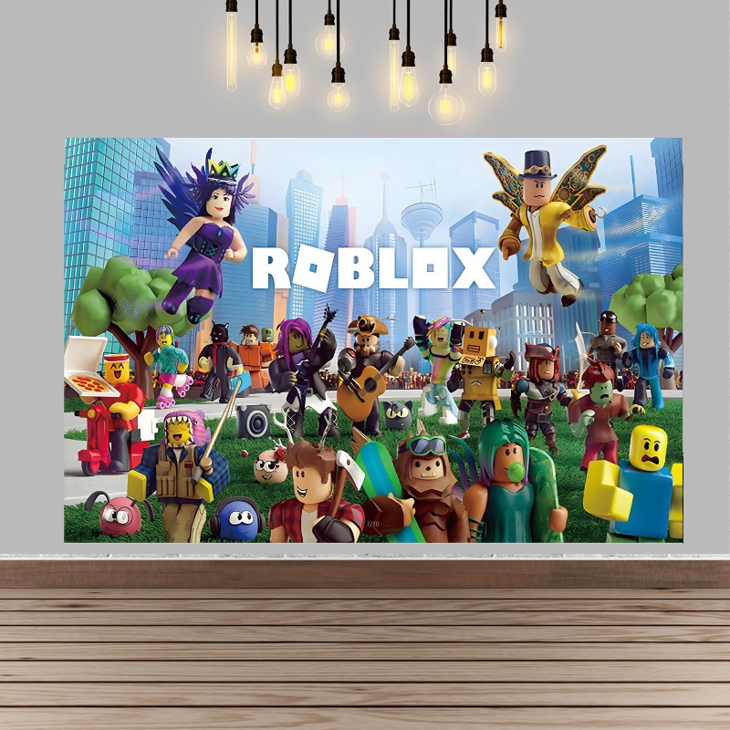 人気のROBLOXフィギュアゲーム、漫画テーマの写真撮影用背 - Party Games In Roblox のレビューと価格