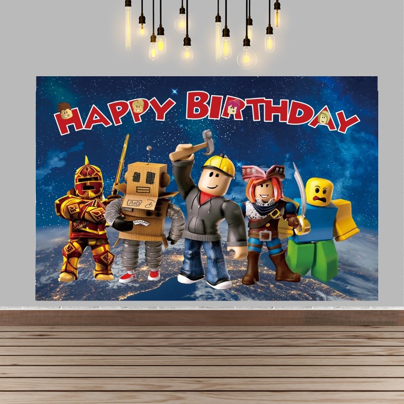 人気のROBLOXフィギュアゲーム、漫画テーマの写真撮影用背 - Party Games In Roblox のレビューと価格