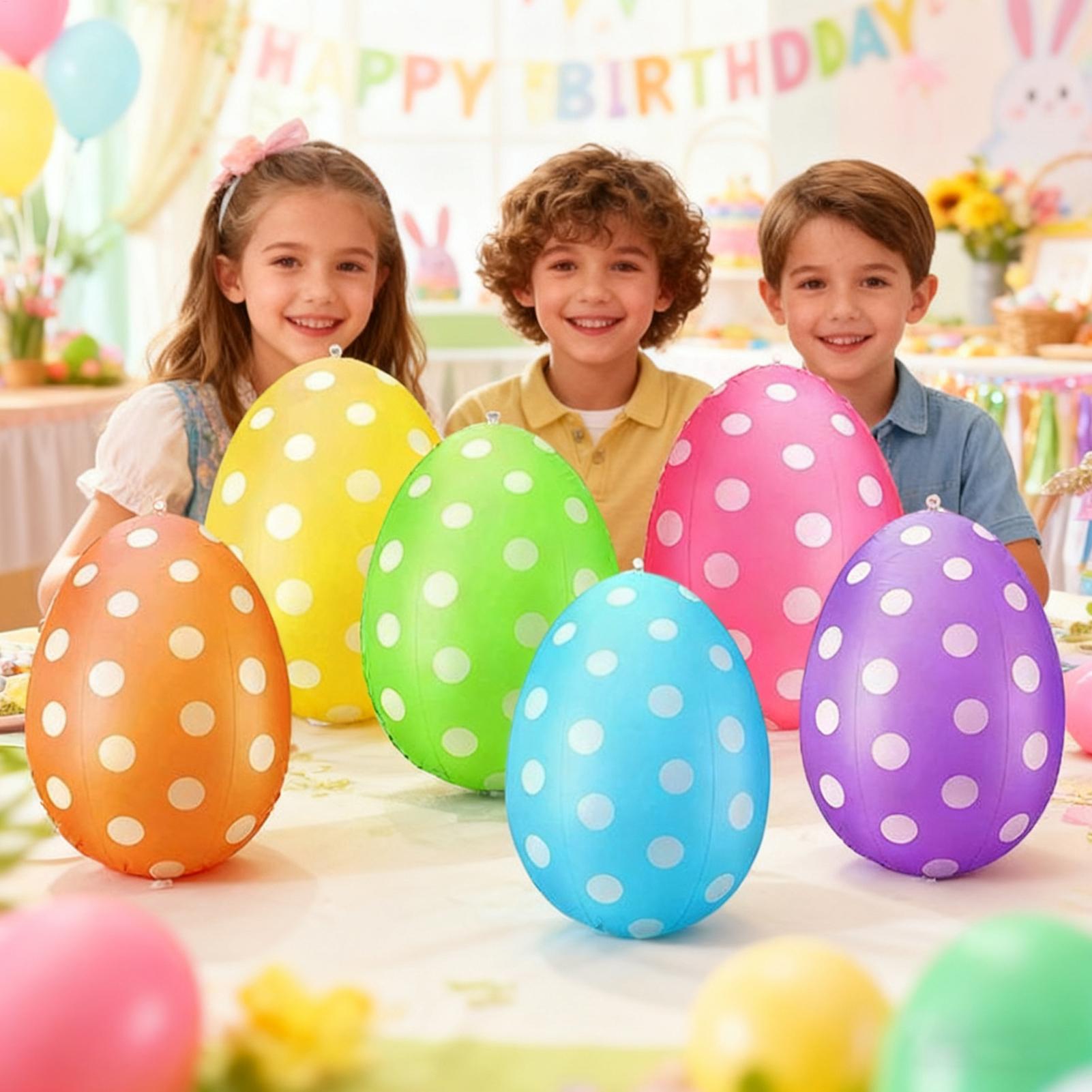 インフレータブルイースターエッグ 6個/セット イースターP - Party Games Egg のレビューと価格