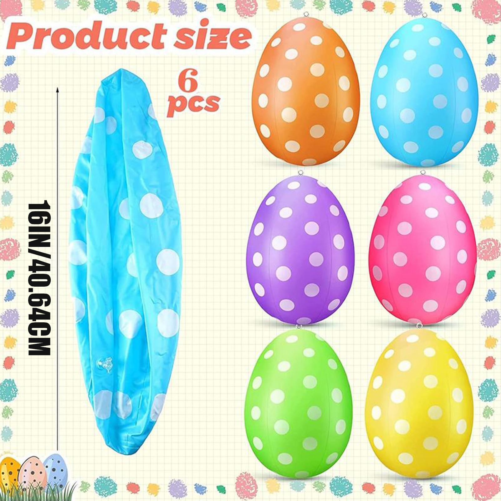 インフレータブルイースターエッグ 6個/セット イースターP - Party Games Egg のレビューと価格