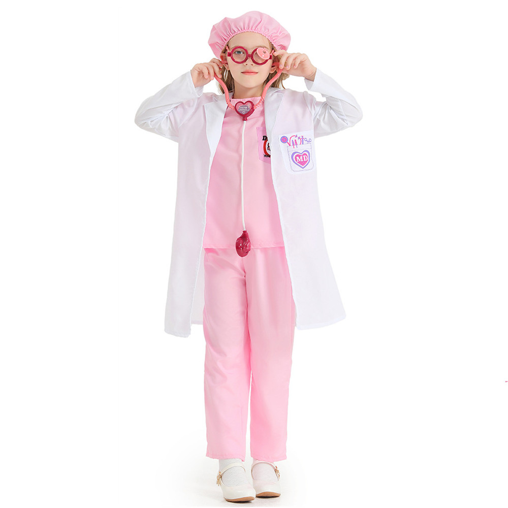 3 色ユニセックスキッズハロウィンナースドクター衣装子供手術 - Kids Party Games のレビューと価格
