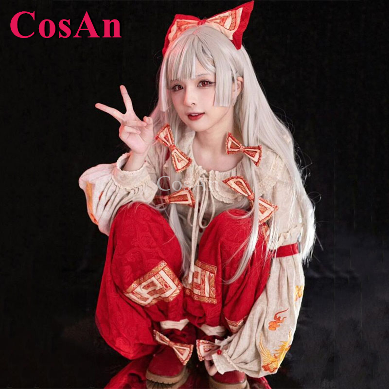 CosAn アニメゲーム東方プロジェクト藤原無双コスプレ衣装 - Party Games New のレビューと価格
