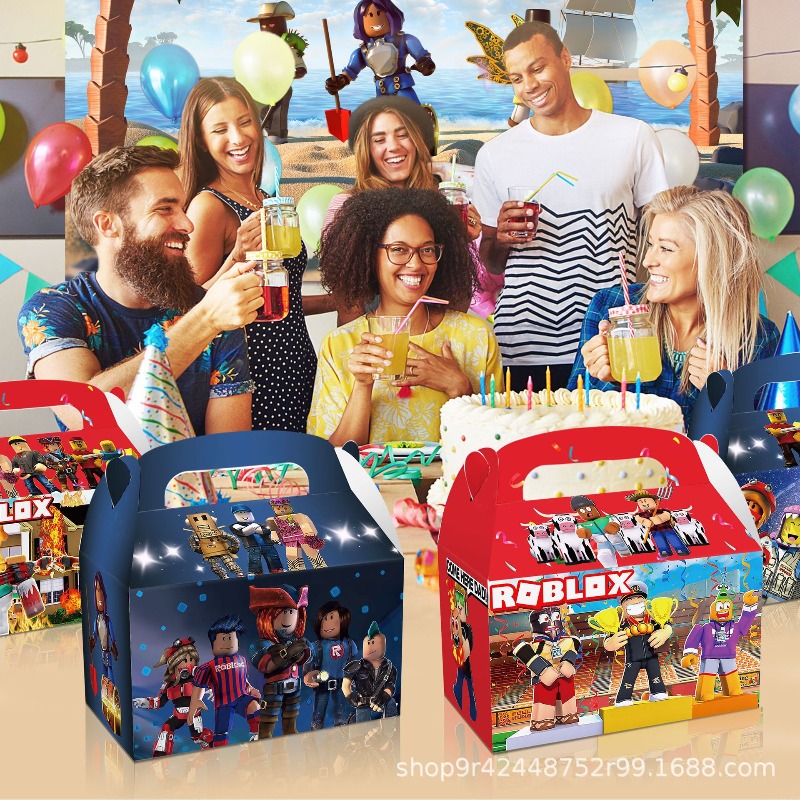 12 ピース/セット Roblox テーマゲーム誕生日パーテ - Party Games In Roblox のレビューと価格