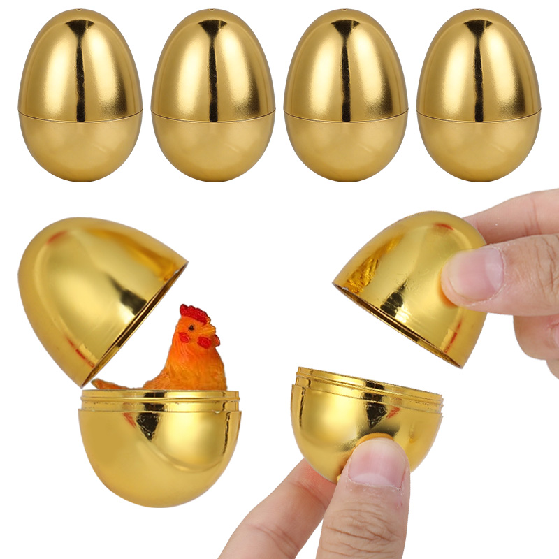 6個入り ゴールデンイースターエッグ プラスチックギフトボッ - Party Games Egg のレビューと価格