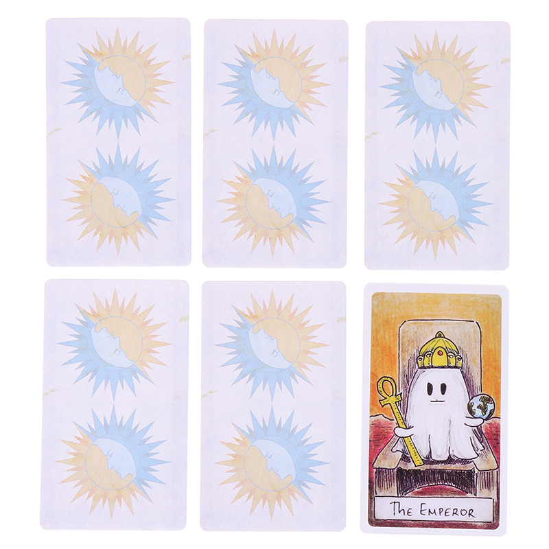 かわいいゴーストタロットデッキおもちゃセットタロットデッキオ - Party Games Group のレビューと価格