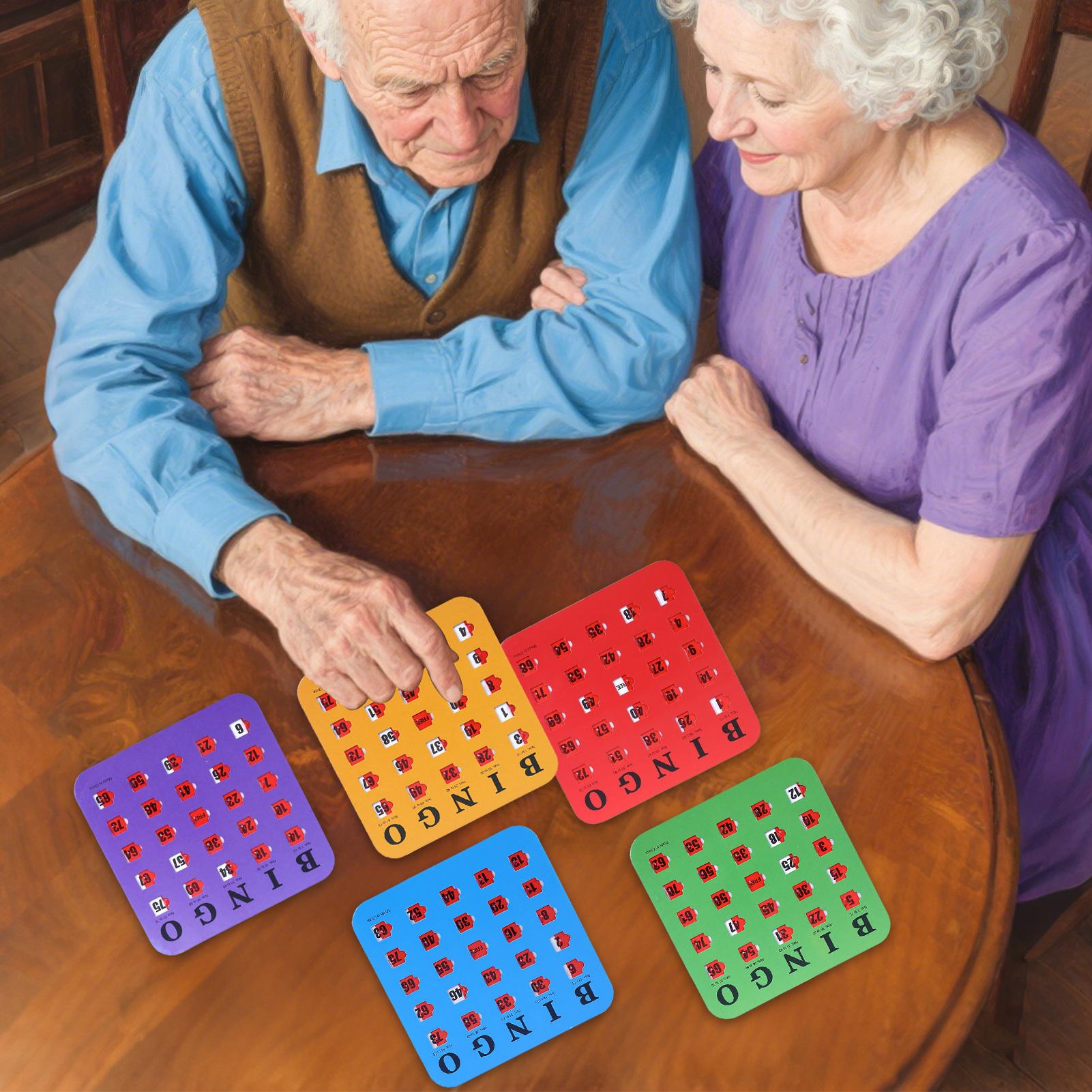 5枚入りビンゴゲームカード 大型印刷ビンゴカード 大人数向け - Party Games For Large Groups のレビューと価格