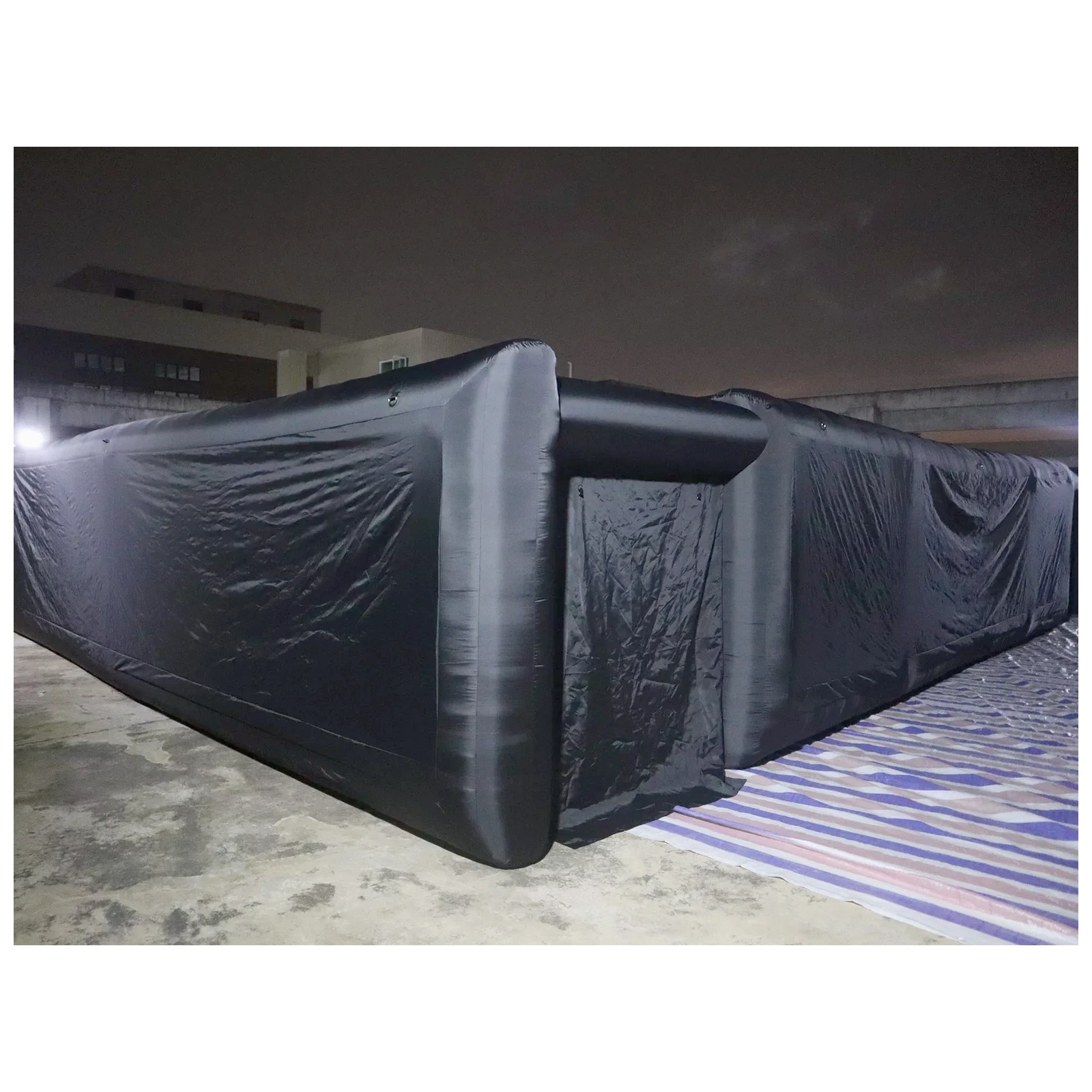 大型無地ブラックインフレータブル迷路 12×12m 39×3 - Kids Party Games のレビューと価格