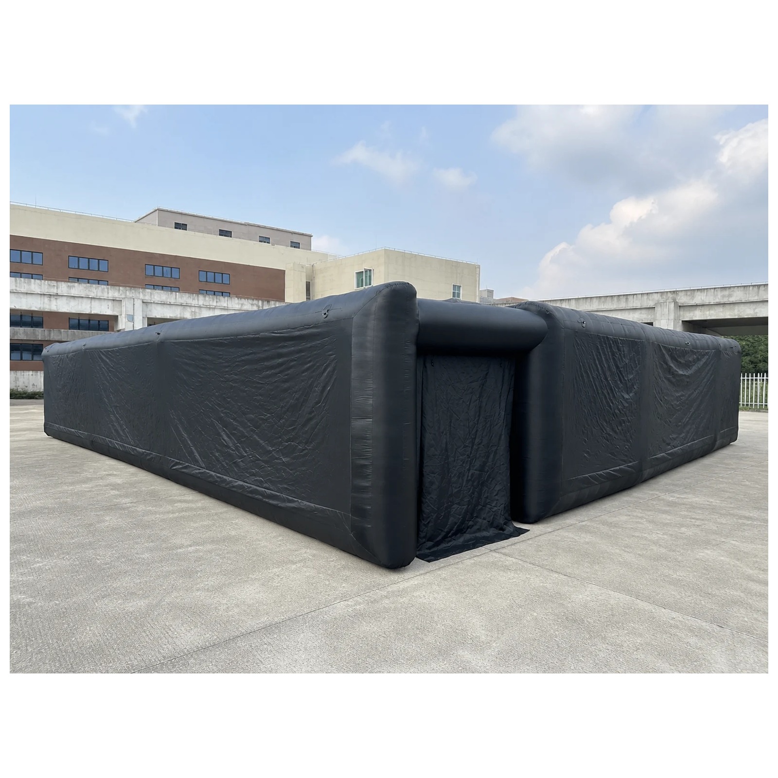 大型無地ブラックインフレータブル迷路 12×12m 39×3 - Kids Party Games のレビューと価格