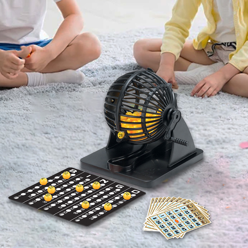 ビンゴ宝くじマシン ケージ プライズ 家族向け 大規模パーテ - Party Games For Large Groups のレビューと価格