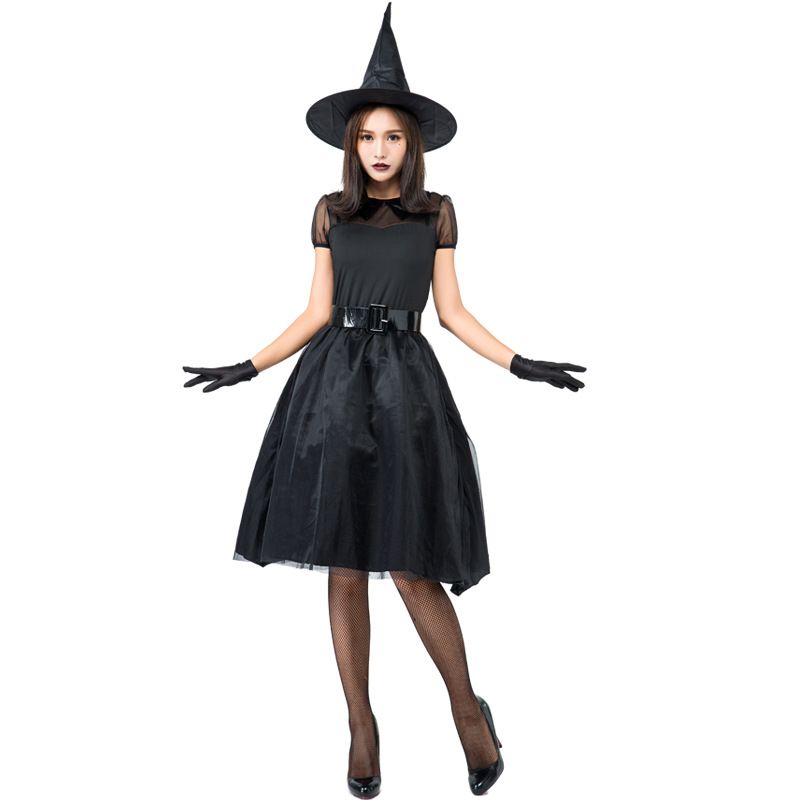 日本のハロウィン ブラックベール魔女コスプレ衣装パーティー集 - Party Games Simple のレビューと価格