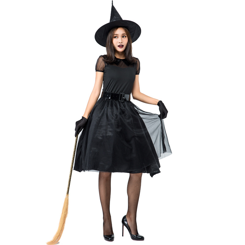 日本のハロウィン ブラックベール魔女コスプレ衣装パーティー集 - Party Games Simple のレビューと価格