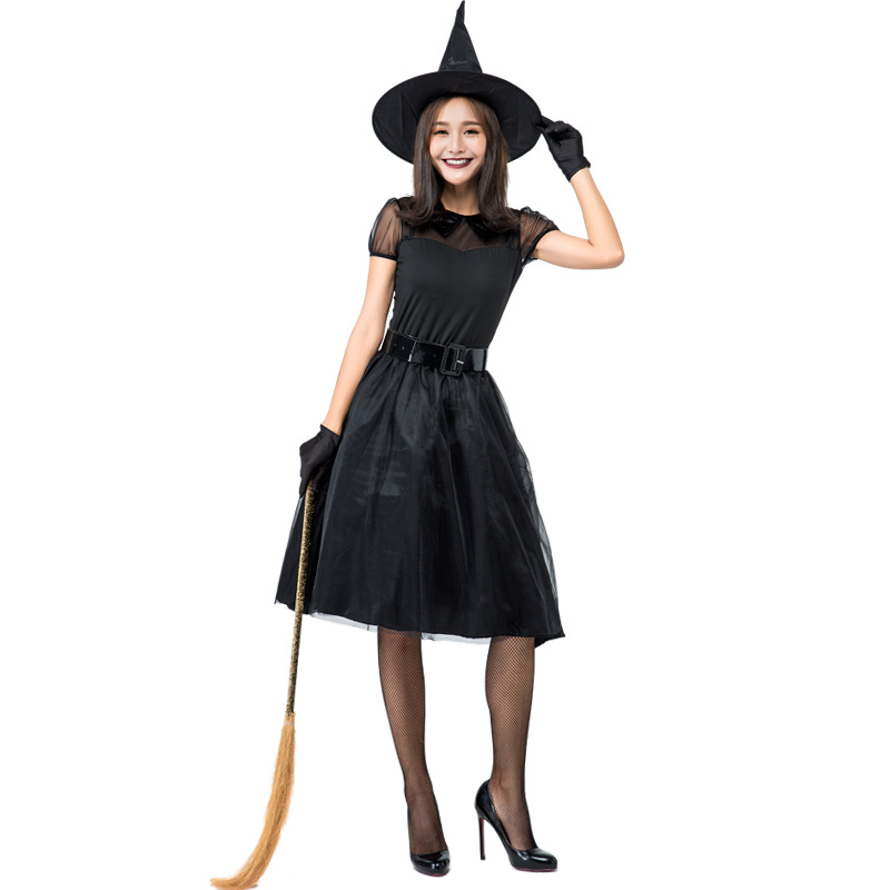 日本のハロウィン ブラックベール魔女コスプレ衣装パーティー集 - Party Games Simple のレビューと価格