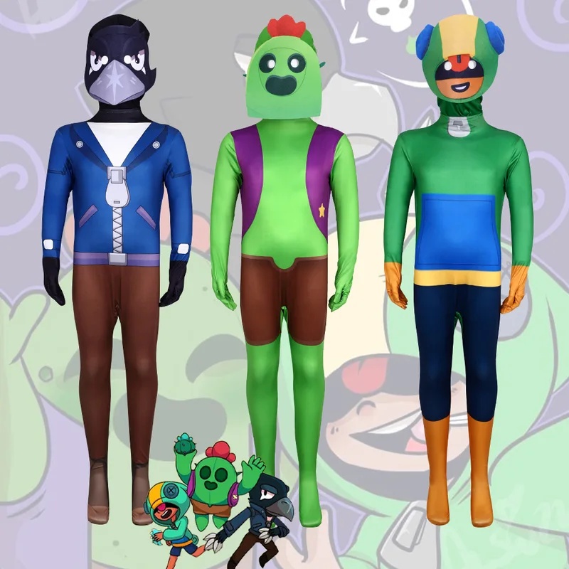 2026 ブロールジャンプスーツ ヘッドギア付き コスプレ衣 - Kids Party Games のレビューと価格