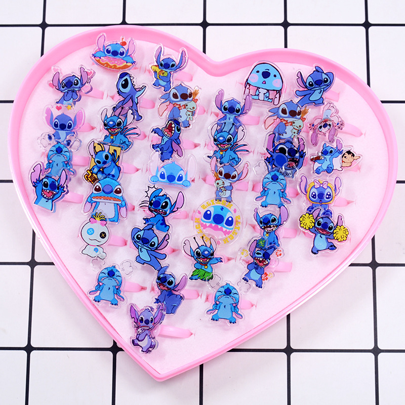ステッチアクリルリング 10/20 個かわいいリロステッチア - Kids Party Games のレビューと価格