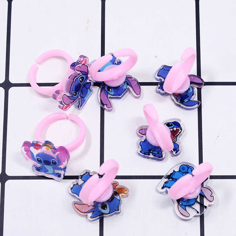 ステッチアクリルリング 10/20 個かわいいリロステッチア - Kids Party Games のレビューと価格