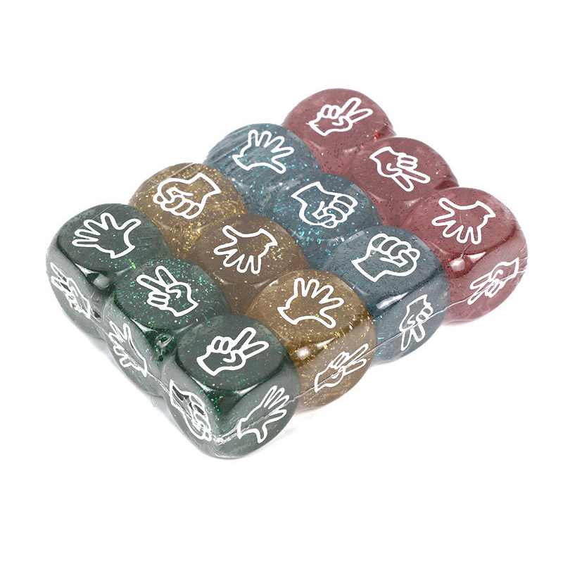 大人のためのきらびやかなサイコロのおもちゃ,6面,20mm, - Party Games Juegos De Mesa のレビューと価格