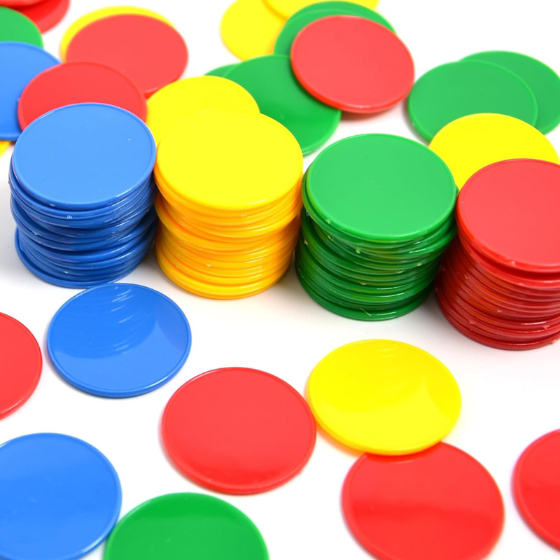 ビンゴマーカーチップ 37 ミリメートル 4 色カウンターカ - Party Games Juegos De Mesa のレビューと価格