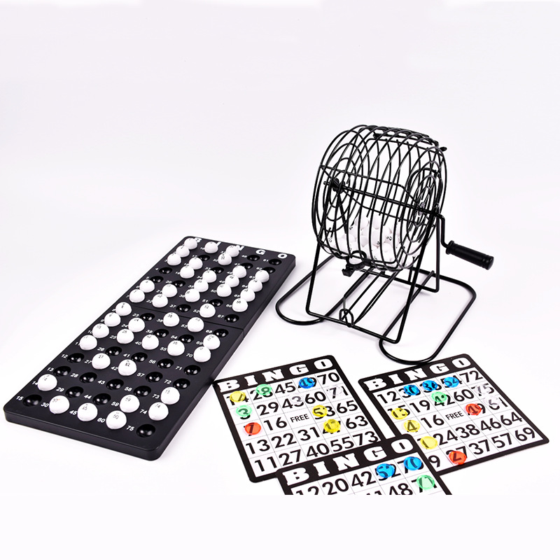 ビンゴ抽選機 スチール製ビンゴゲームケージセット 大人向け  - Party Games For Large Groups のレビューと価格