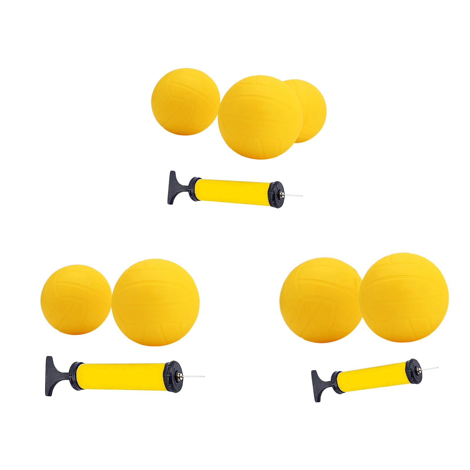 インフレータブルミニバレーボール 黄色 PVC ソフトスパイ - Spike Ball Game のレビューと価格