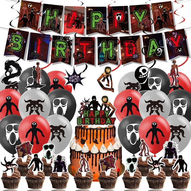 ゲーム「ロブロックス」フィギュア 誕生日パーティー装飾 バル - Party Games In Roblox のレビューと価格