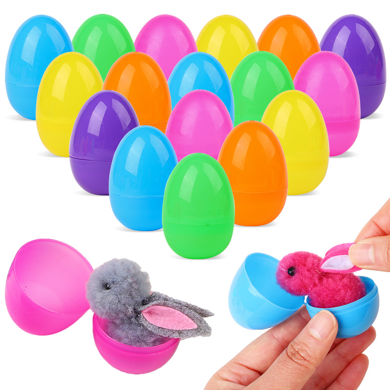 24/48個入り キュートなイースターエッグ ウサギのフィギ - Party Games Egg のレビューと価格