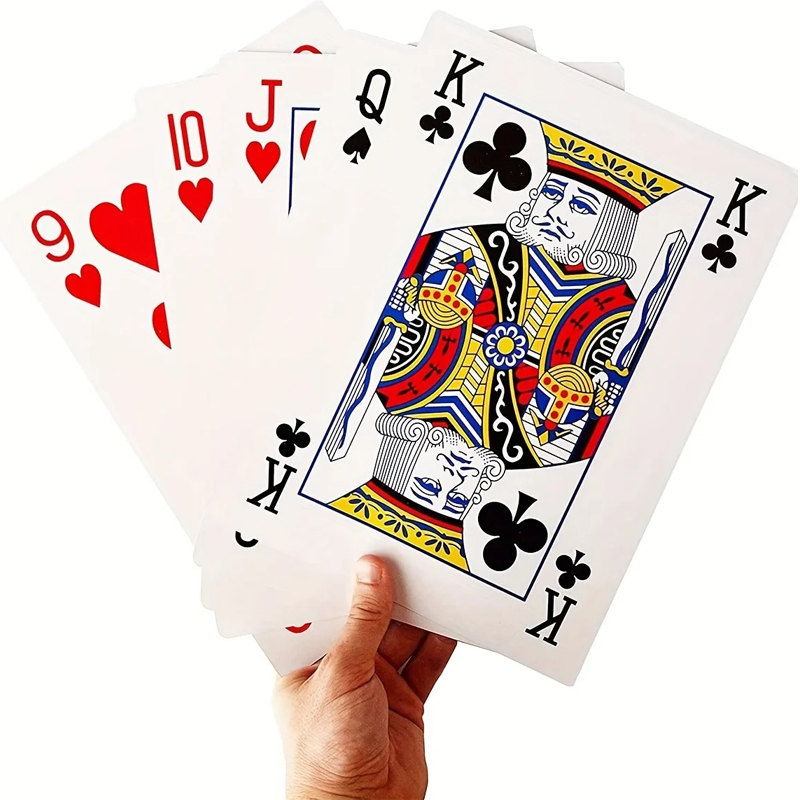 特大トランプ ジャンボ 4 倍大きいパーティーカーニバルゲー - Party Games Juegos De Mesa のレビューと価格