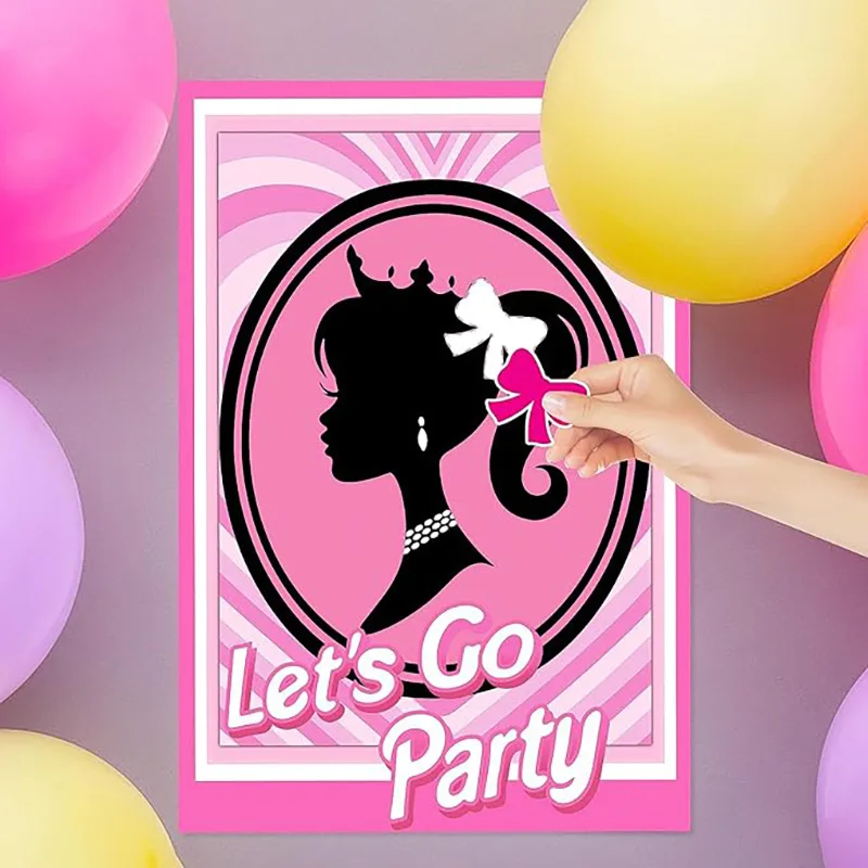 パーティーをテーマにした紙のポスター、プリンセスボウステッカ - Party Games Bachelorette のレビューと価格