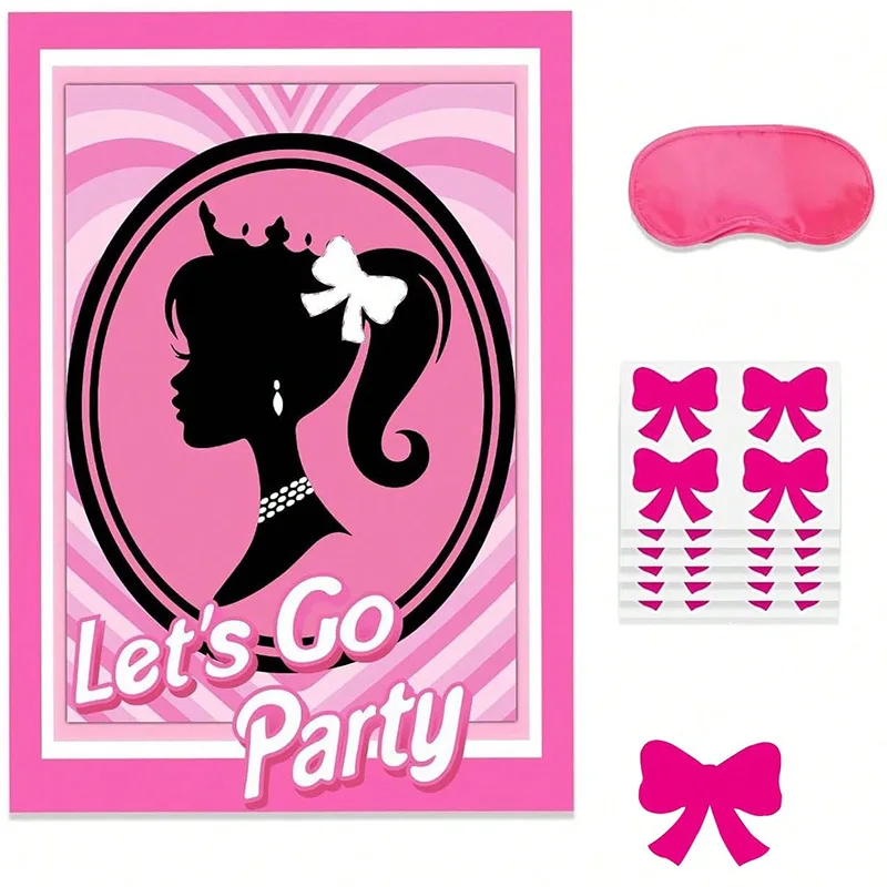 パーティーをテーマにした紙のポスター、プリンセスボウステッカ - Party Games Bachelorette のレビューと価格