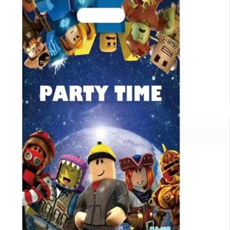 ゲームロブロックスフィギュア漫画テーマエコトートバッグ誕生日 - Party Games In Roblox のレビューと価格