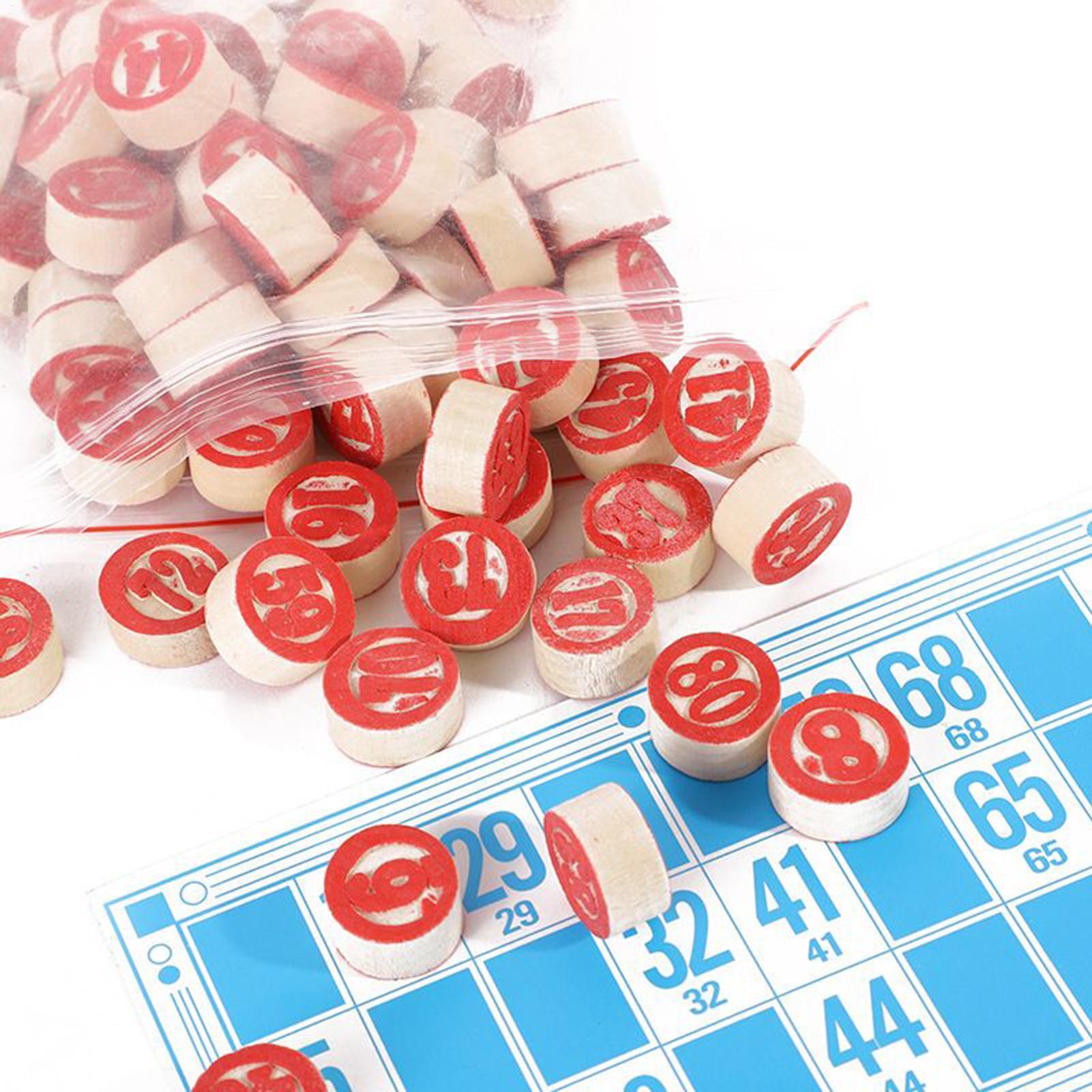 ビンゴカードゲーム ヴィンテージ木製インタラクティブ玩具 大 - Party Games For Large Groups のレビューと価格