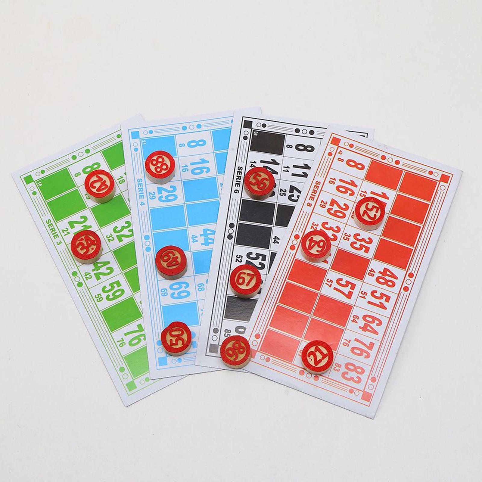 ビンゴカードゲーム ヴィンテージ木製インタラクティブ玩具 大 - Party Games For Large Groups のレビューと価格